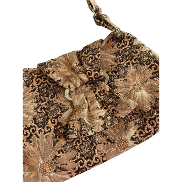 Dana Herbert New Handcrafted Cottagecore Floral Tapestry Shoulder Bag Boho Chic - Picture 6 of 13